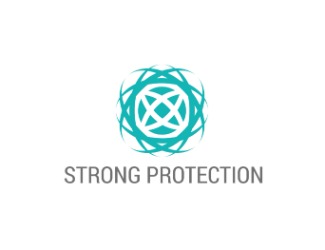 Projekt graficzny logo dla firmy online  strong protection